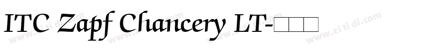 ITC Zapf Chancery LT字体转换